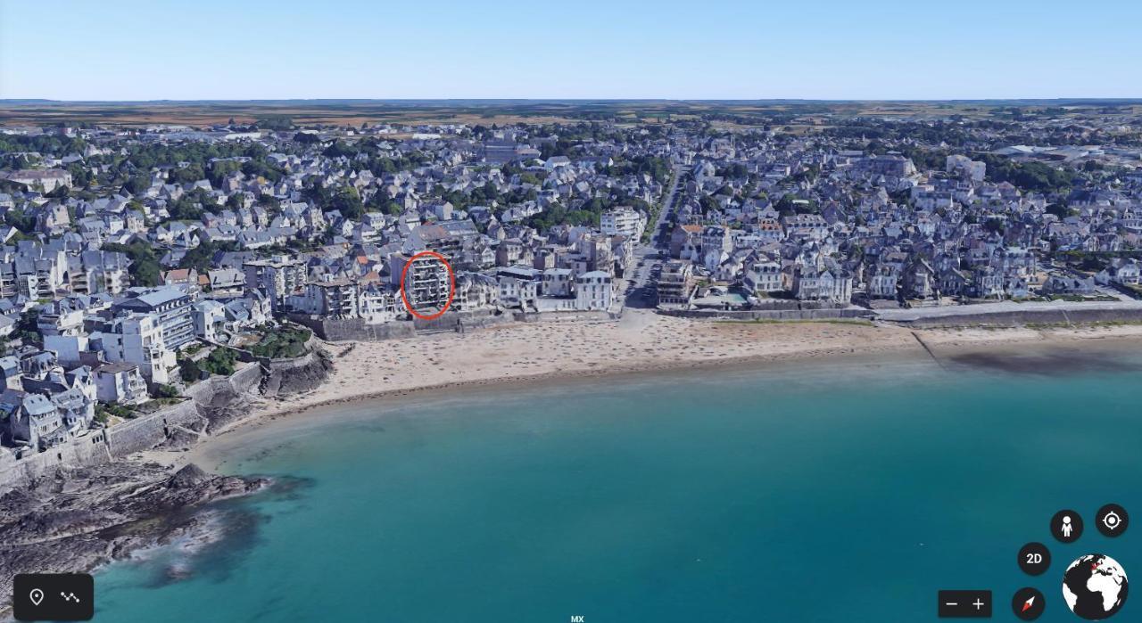 Appartement les pieds dans l'eau - Résidence sur la plage Saint-Malo Esterno foto