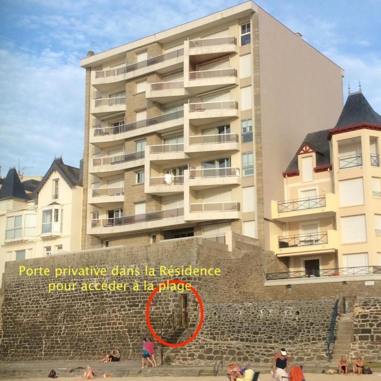 Appartement les pieds dans l'eau - Résidence sur la plage Saint-Malo Esterno foto
